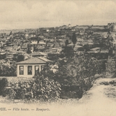 Η Άνω Πόλη, τα Ανατολικά Τείχη, ο Πύργος Τριγωνίου και τα Τείχη Ακροπόλεως (από καρτ ποστάλ εποχής)