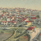 Η Άνω Πόλη και τα Τείχη Ακροπόλεως (από καρτ ποστάλ εποχής)