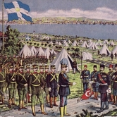 H παράδοση της Θεσσαλονίκης στον Πρίγκηπα Κωνσταντίνο το 1912.