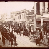 Ο βουλγαρικός στρατός μπαίνει στη Θεσσαλονίκη (28 Οκτωβρίου 1912).