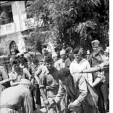 Καταγραφή και δημόσιος εξευτελισμός των Εβραίων από Γερμανούς.  Πλατεία Ελευθερίας, Ιούλιος 1942.