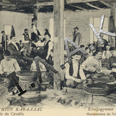 Επεξεργασία των καπνών σε καπνεργοστάσιο της Καβάλας