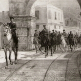 26 Οκτωβρίου 1912: Ο βουλγαρικός στρατός παρελαύνει έφιππος στην Εγνατία οδό.