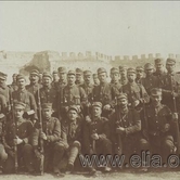 Έλληνες στρατιώτες και Κρήτες χωροφύλακες στο Επταπύργιο, Βαλκανικοί Πόλεμοι (1912-1913).