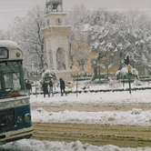Η Κάτω Πλατεία χιονισμένη (αρχές ’90)