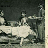Καρτ ποστάλ με τίτλο: «Επίσκεψη σε γυναίκες της ανατολής» 